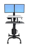Ergotron WorkFit-C Dual Sit-Stand Workstation