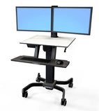Ergotron WorkFit-C Dual Sit-Stand Workstation