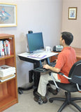Ergotron WorkFit-C Single Light Duty Sit-Stand Workstation