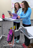 Ergotron Silver LearnFit Adjustable Standing Desk