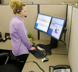 Ergotron ® LX Dual Display Lift Stand