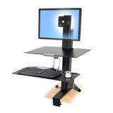 Ergotron WorkFit-S Sit-Stand Workstation with WorkSurface