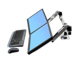 Ergotron LX Dual Side-By-Side Desk Mount LCD Arm