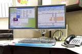 Ergotron LX Dual Side-By-Side Desk Mount LCD Arm