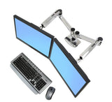 Ergotron LX Dual Side-By-Side Desk Mount LCD Arm