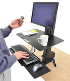 Ergotron WorkFit-S Sit-Stand Workstation with WorkSurface