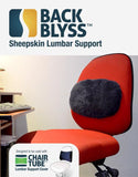 BackBlyss Sheepskin Lumbar Support
